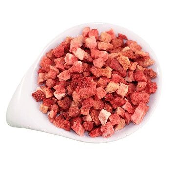 Freeze Dried Strawberries in a Bowl