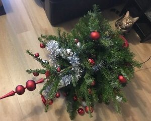 Cat Christmas Tree